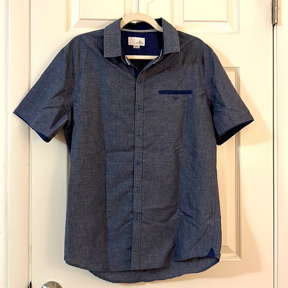 Craft + Flow Mens Blue Large Shirt